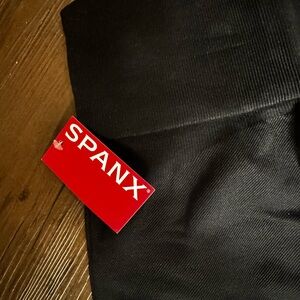 SPANX Ribbed Black Leggings